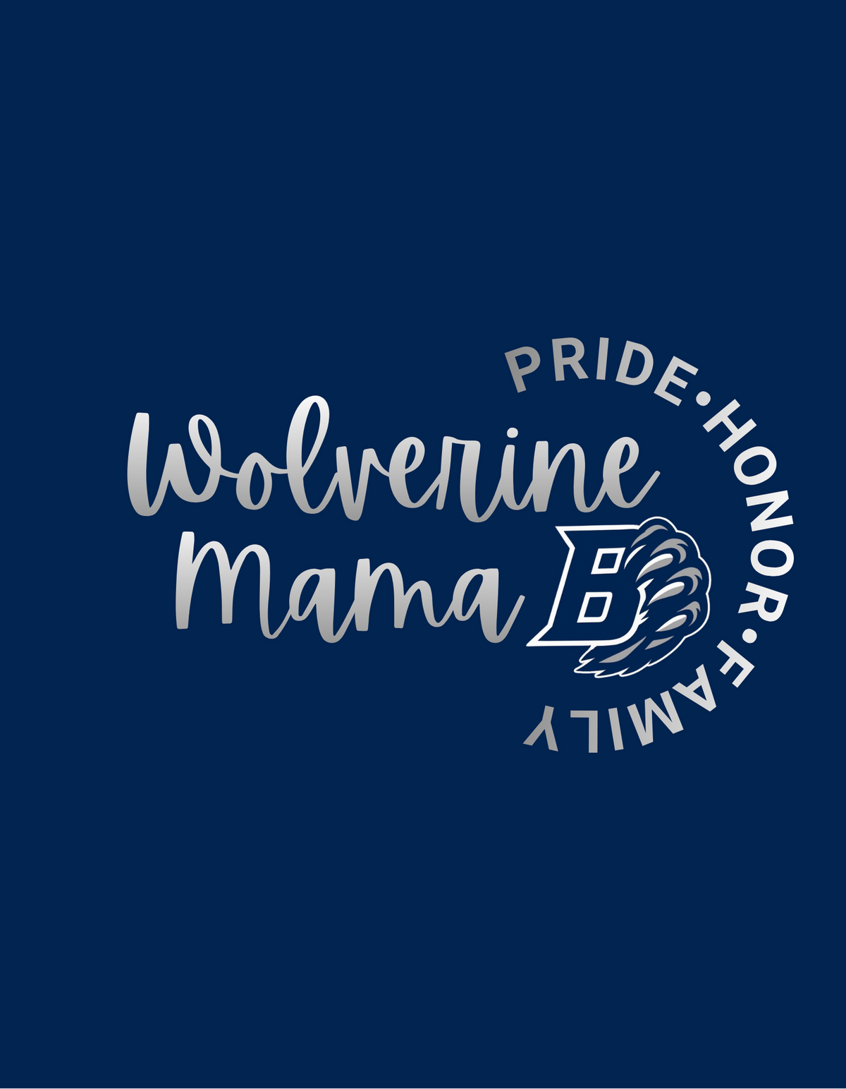 Wolverine Mama-PRIDE•HONOR•FAMIY